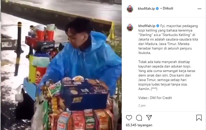 Video Pedagang Kopi asal Madura Ini Viral, Gubernur Jatim: Semoga Kopinya Ludes Terjual Tanpa Sisa