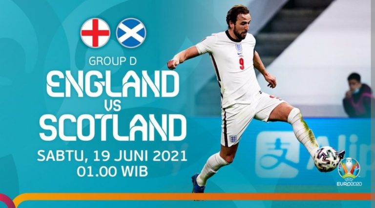 Live Streaming Euro 2020 Grup D: Inggris vs Skotlandia, 19 Juni 2021