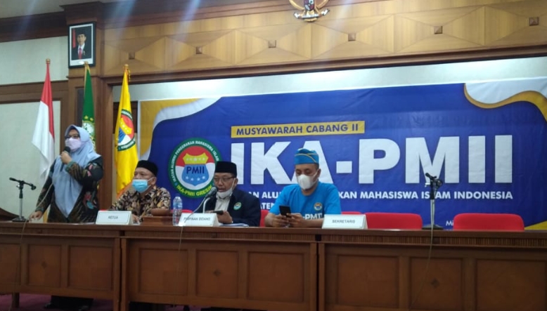 Wakil Bupati Gresik Terpilih Menjadi Ketua IKA PMII Gresik, Ini Harapannya