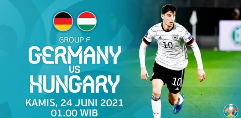 Segera Berlangsung, Ini Link Live Streaming EURO Grup F 2020, Jerman vs Hungaria 24 Juni 2021