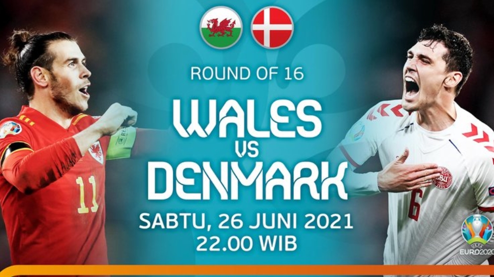 Saksikan Malam Ini, Berikut Link Live Streaming 16 Besar EURO 2020: Denmark vs Wales, 26 Juni 2021