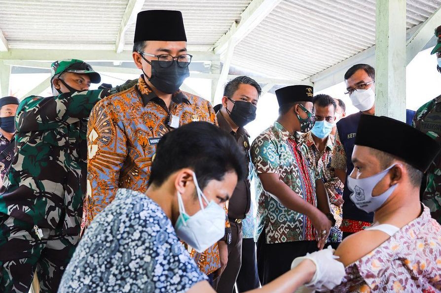 Baddrut Tamam Bupati Pamekasan Resmikan 3 Pondok Pesantren Tangguh Bencana