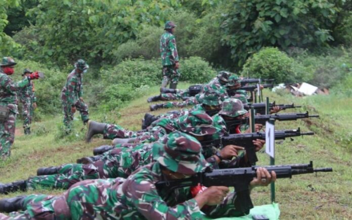 Kodim 0827 Sumenep Gelar Latihan Rutin Menembak