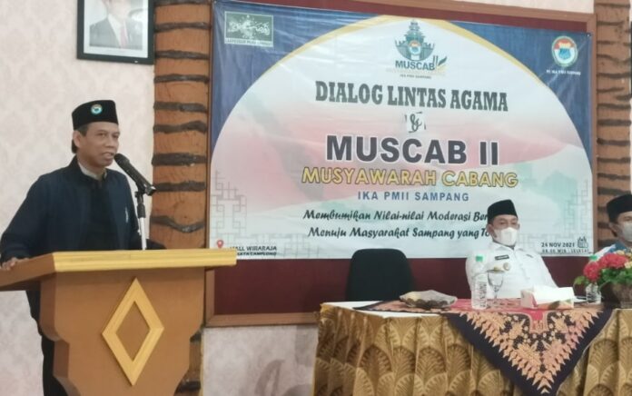 Muscab ll PC IKA PMII Sampang, Kyai Amin Said: Perkuat Networking dan Kemitraan