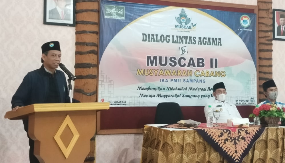 Muscab ll PC IKA PMII Sampang, Kyai Amin Said: Perkuat Networking dan Kemitraan