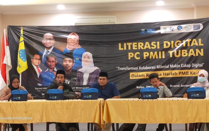 Gelar Workshop Literasi, PC PMII Tuban Harap Kader Banjiri Medsos dengan Konten Positif
