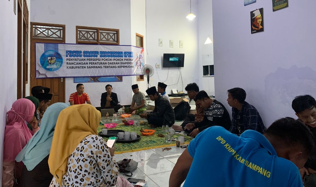 Targetkan Kabupaten Layak Pemuda, DPD KNPI Sampang Matangkan Usulan Raperda Kepemudaan